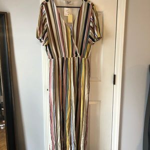 Striped jumpsuit